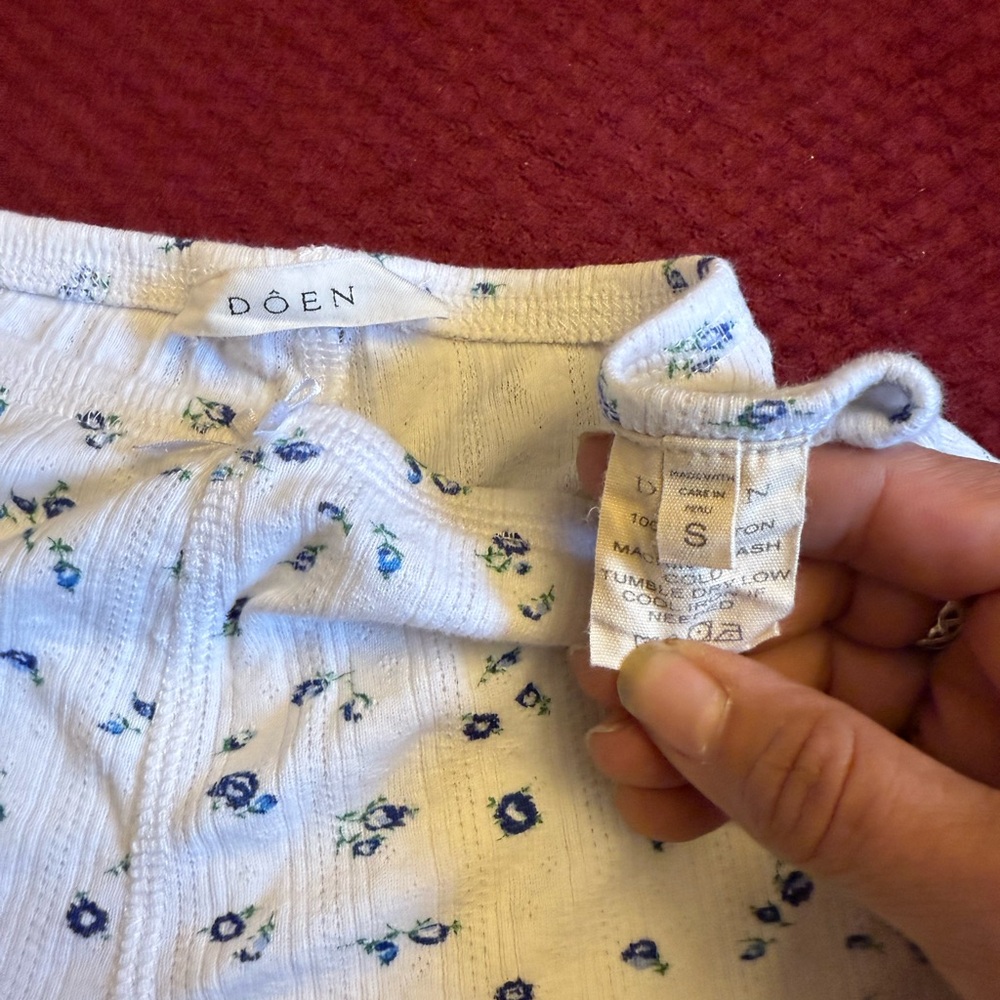 Doen Stella Shorts in Blue Sweatpea - Picture 5 of 5